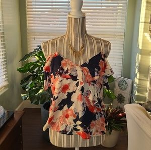 Lucky Brand Floral Off the Shoulder Top